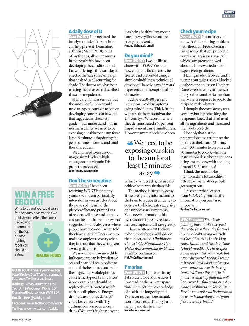 What Doctors Don't Tell You Preview Pages