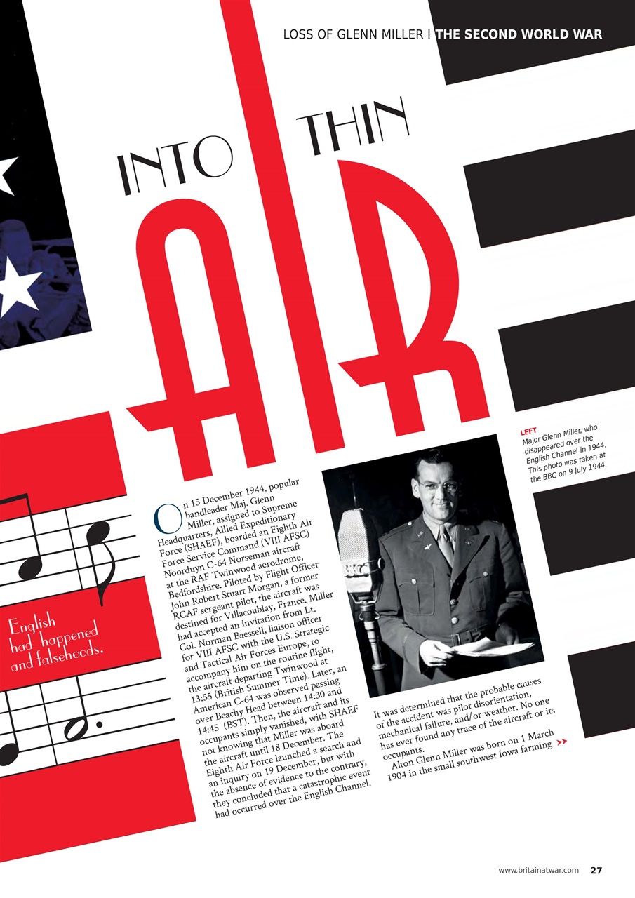 Britain at War Magazine Preview Pages
