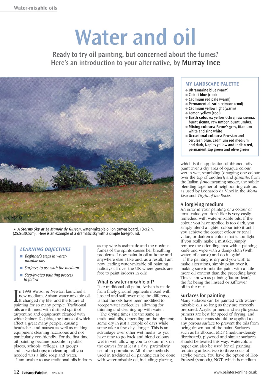 Leisure Painter & The Artist Preview Pages