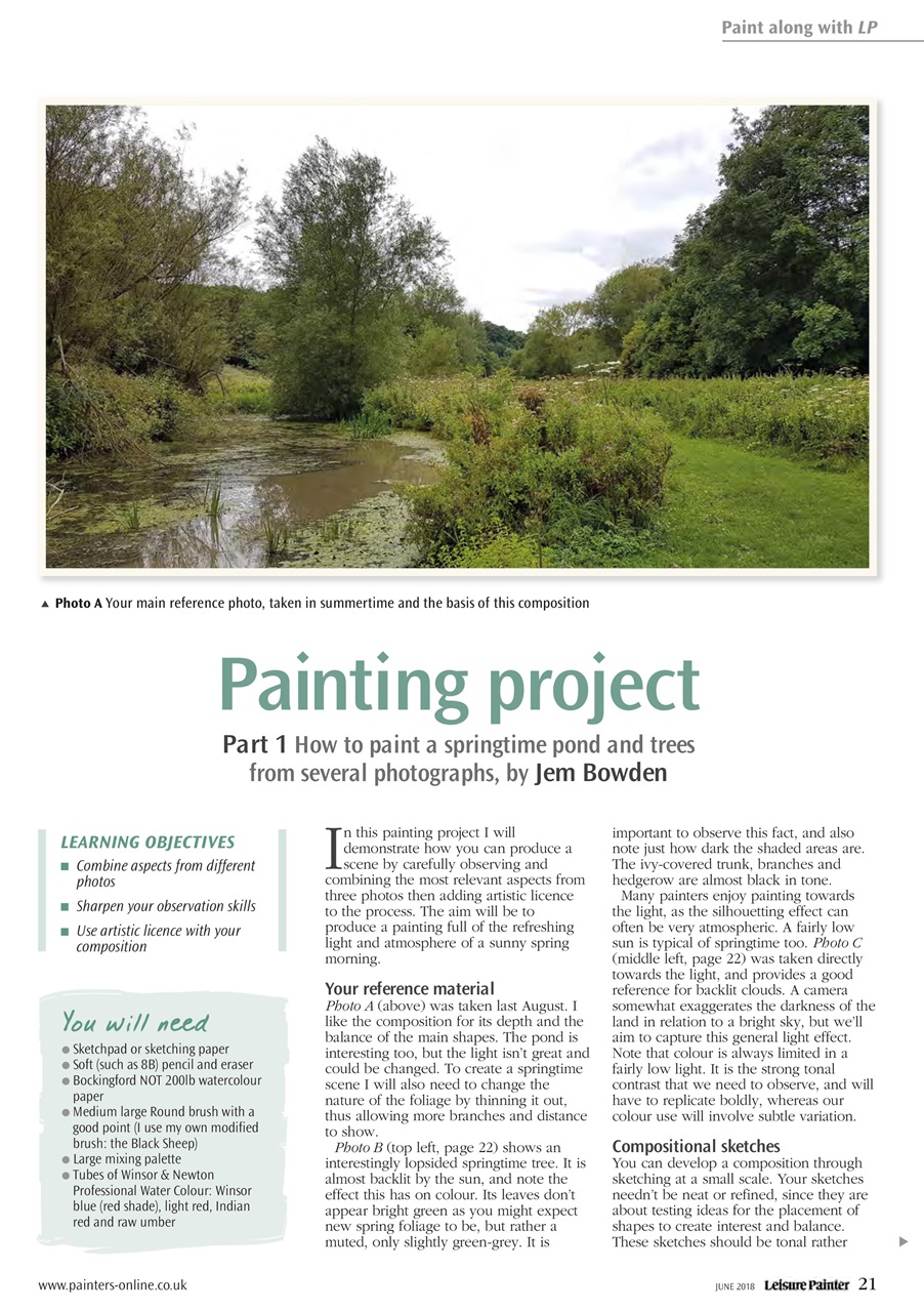 Leisure Painter & The Artist Preview Pages