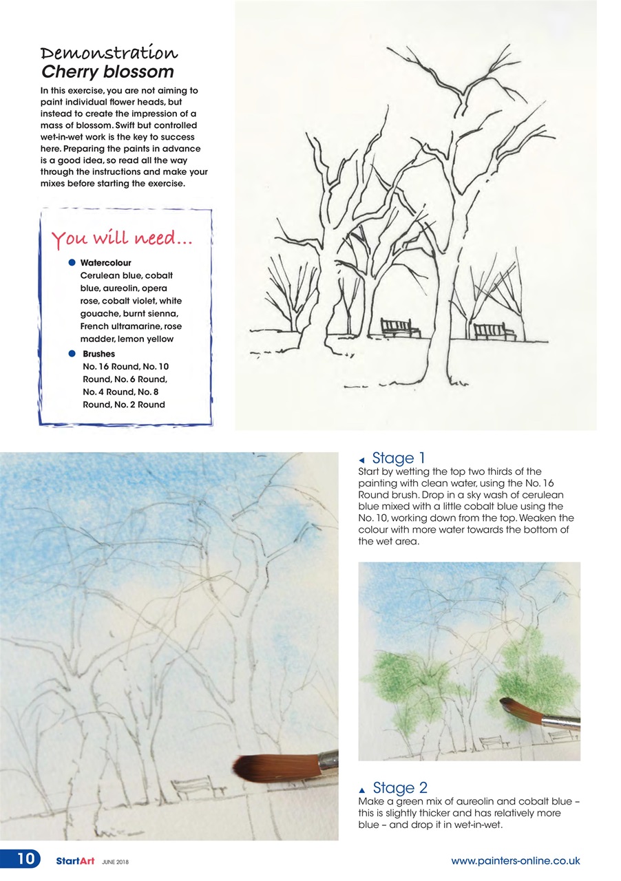 Start Art Preview Pages