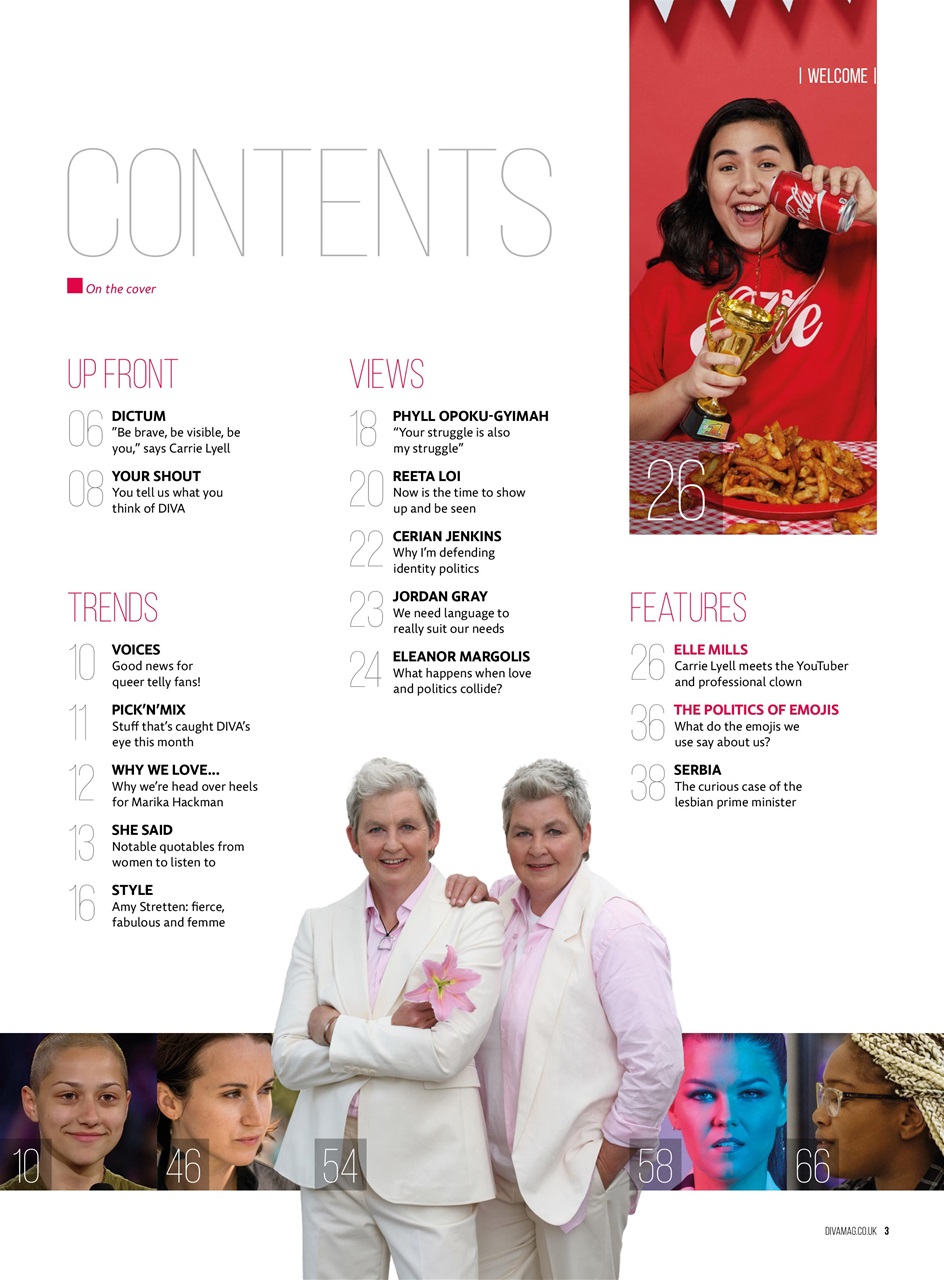 DIVA Magazine Preview Pages