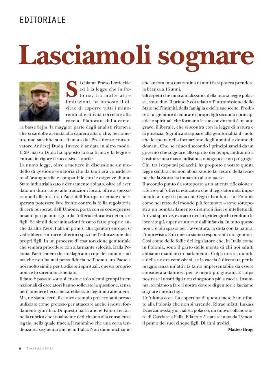 Caccia Magazine Preview Pages