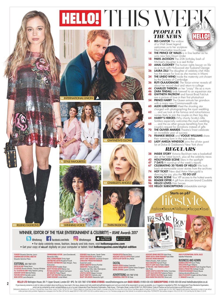 Hello! Magazine Preview Pages