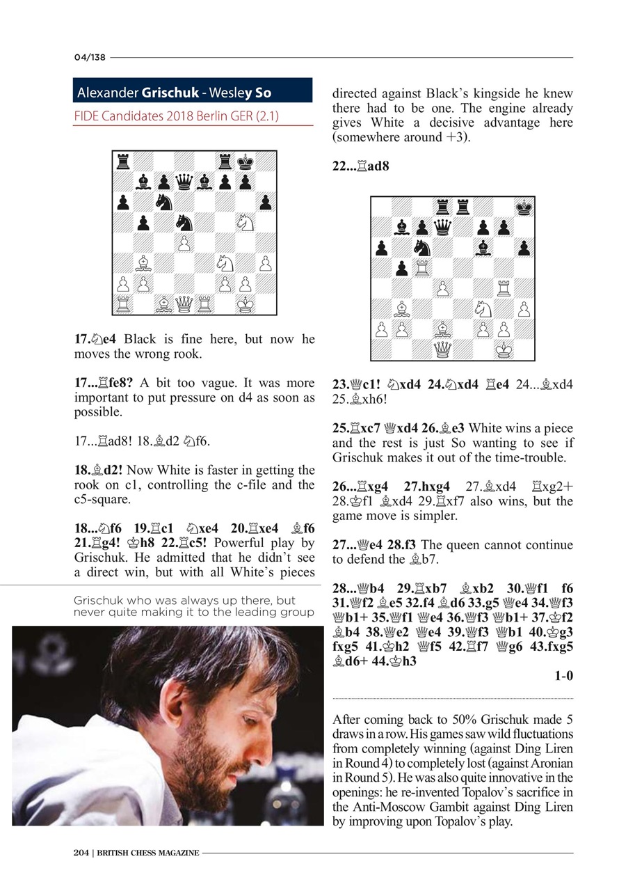 British Chess Magazine Preview Pages