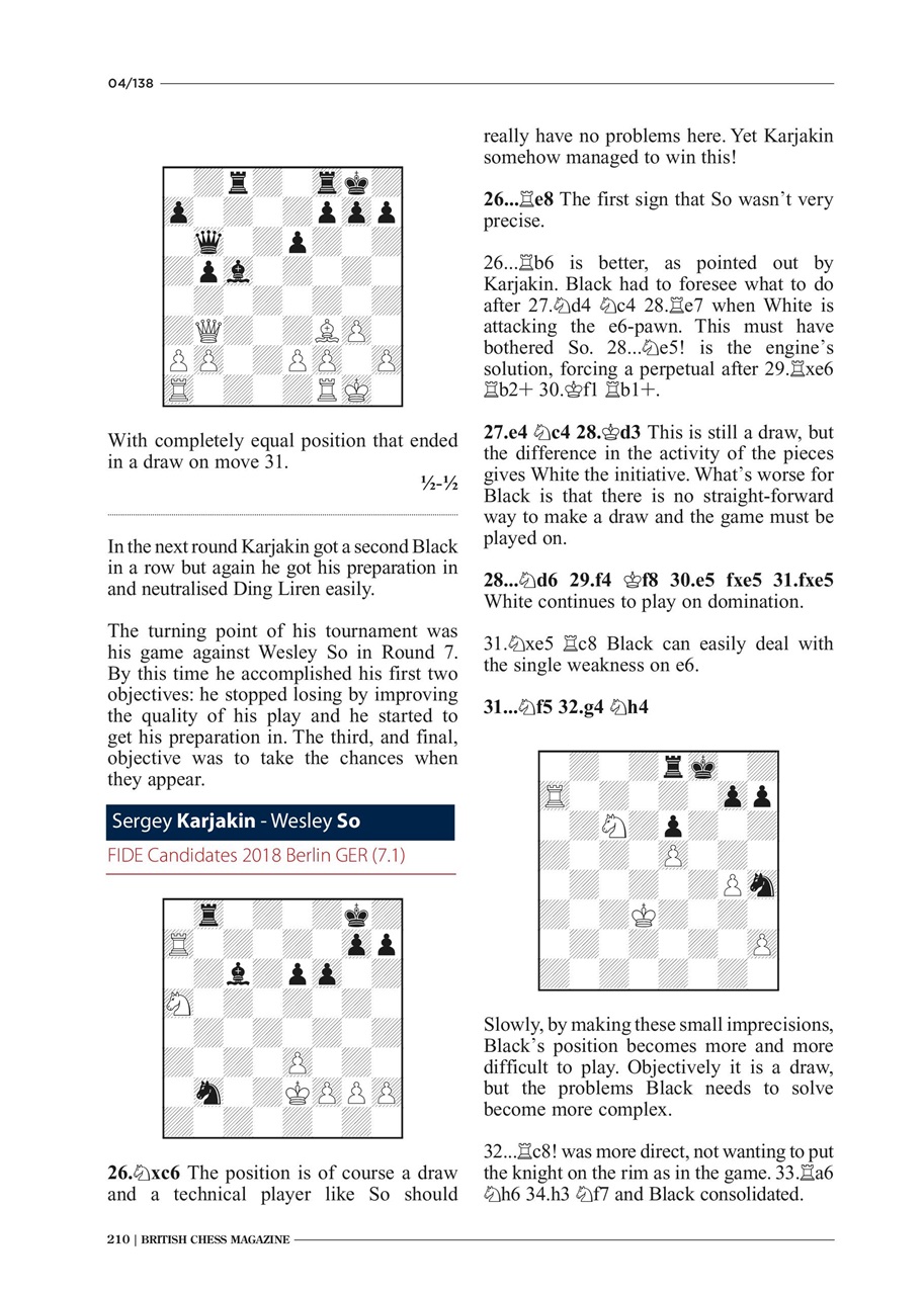 British Chess Magazine Preview Pages
