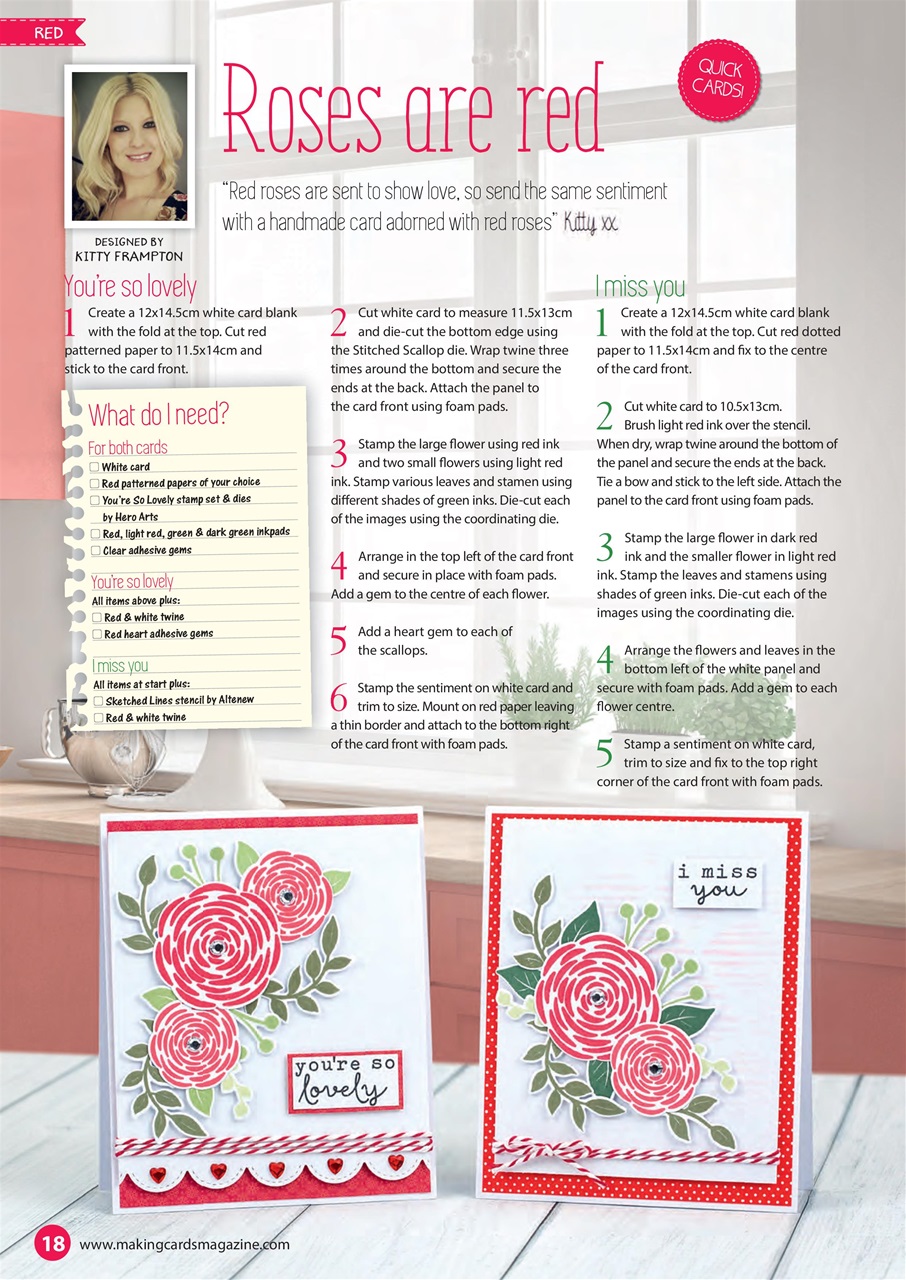 Making Cards & Papercraft Preview Pages