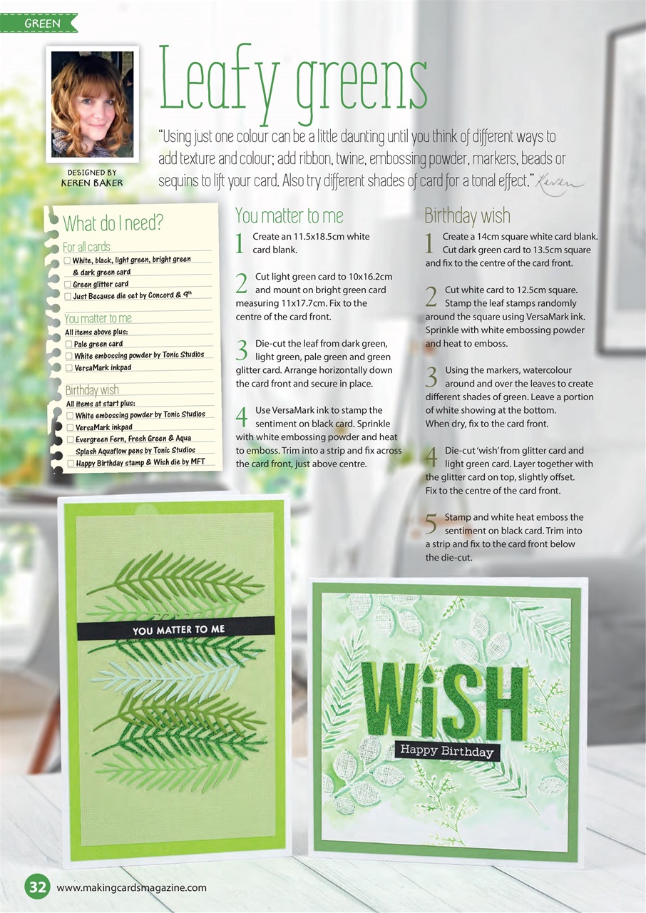 Making Cards & Papercraft Preview Pages