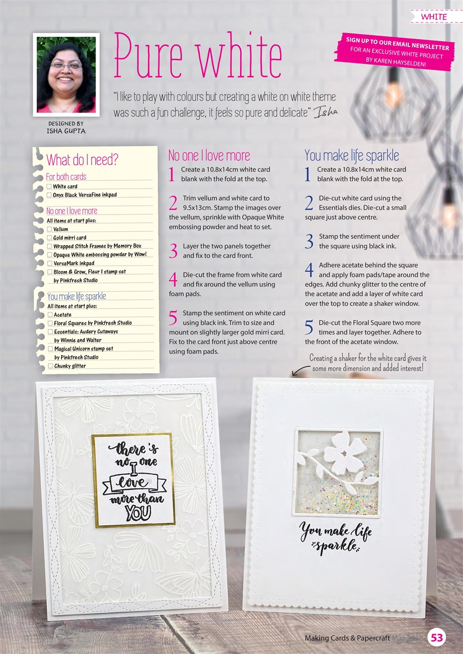 Making Cards & Papercraft Preview Pages