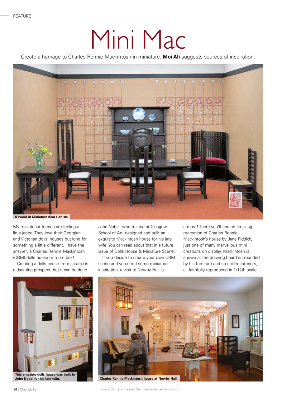 Dolls House and Miniature Scene Preview Pages