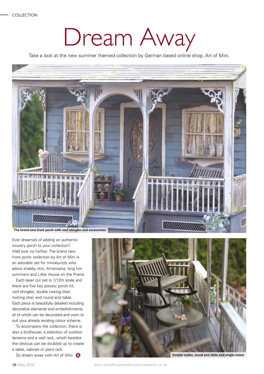 Dolls House and Miniature Scene Preview Pages