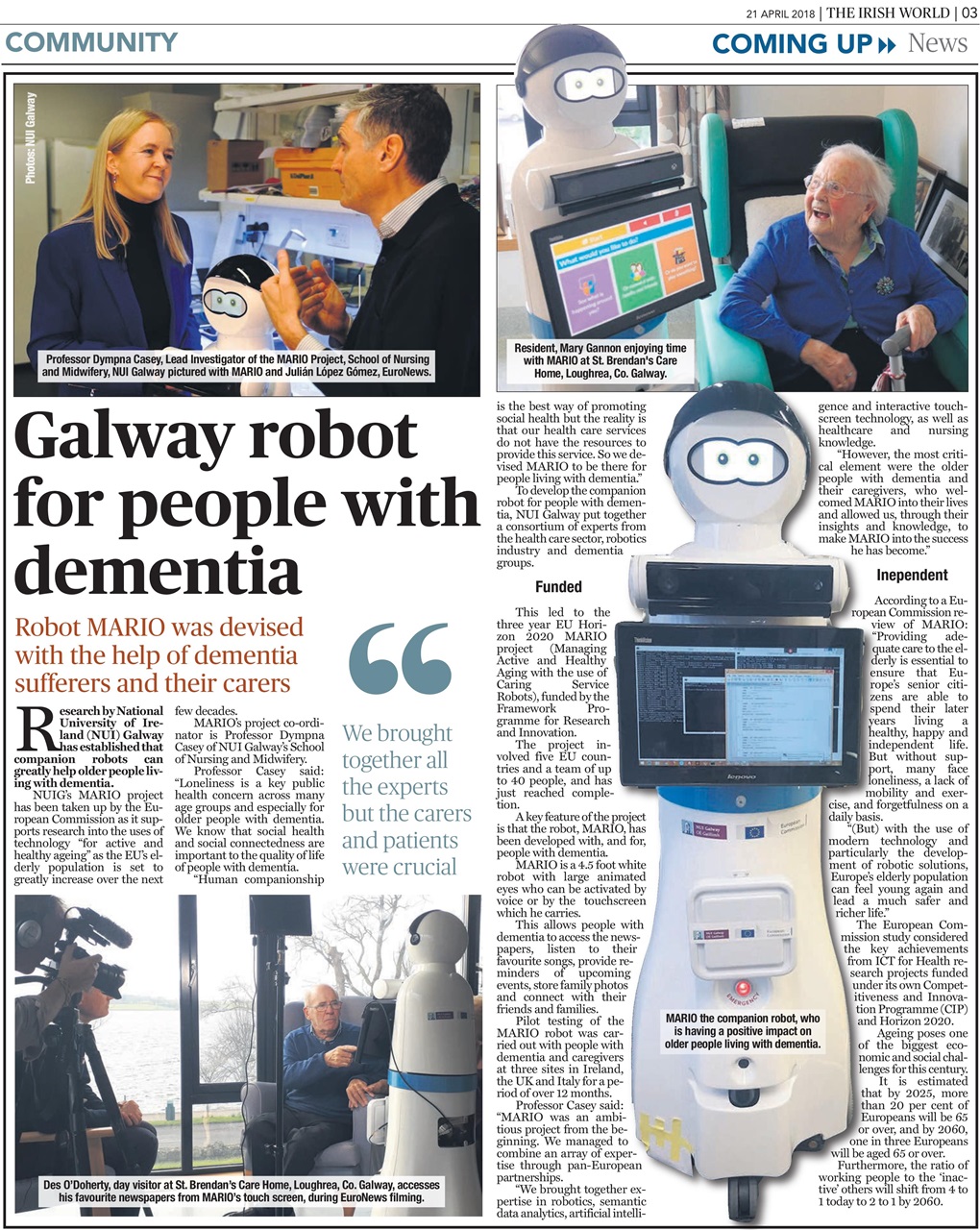 Irish World Preview Pages