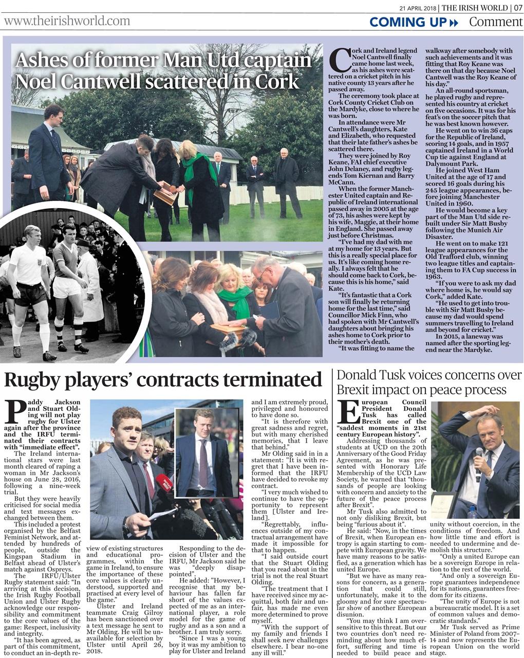 Irish World Preview Pages