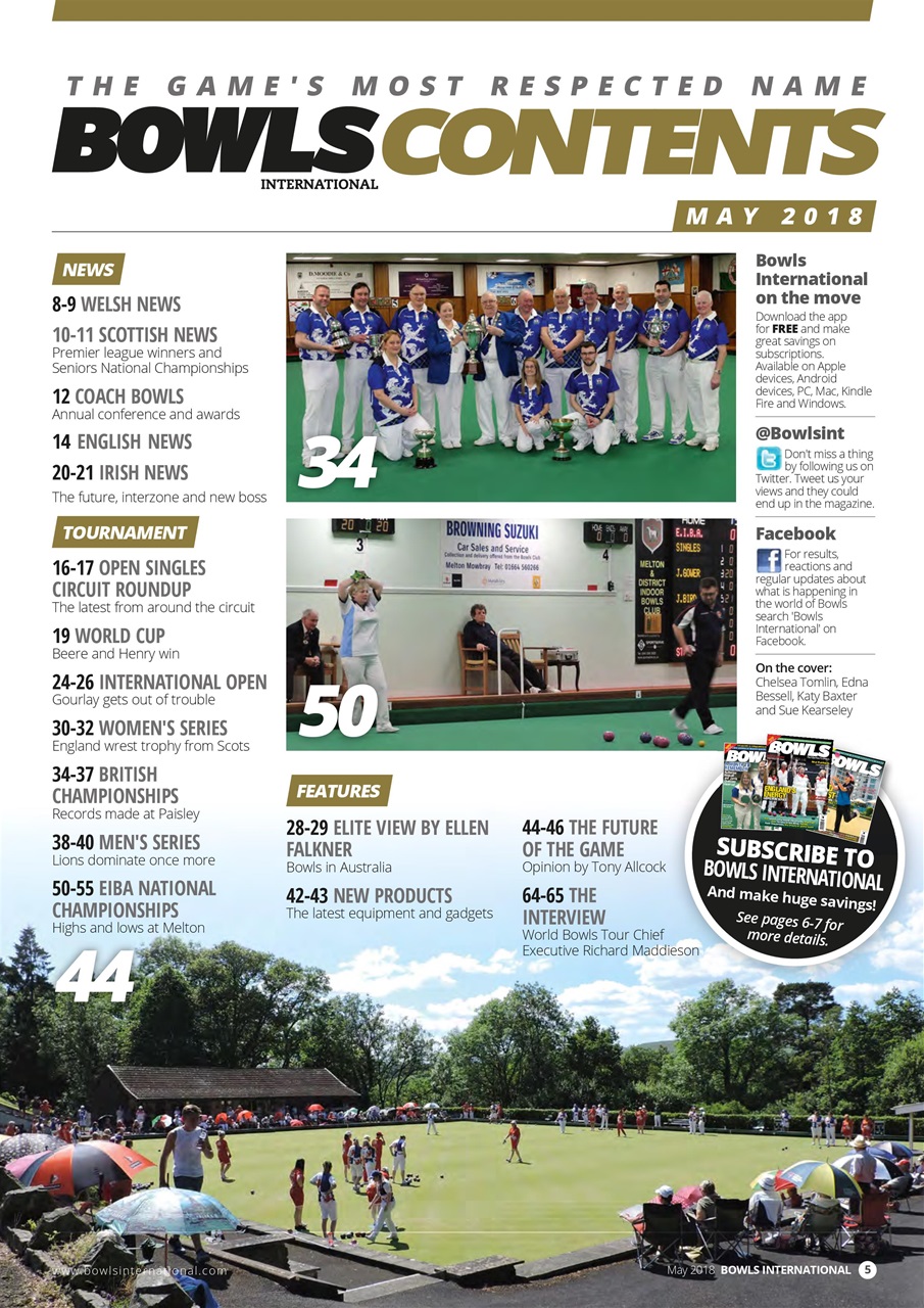 Bowls International Preview Pages