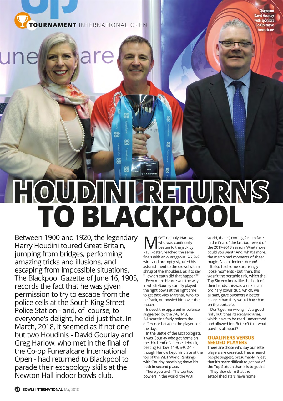 Bowls International Preview Pages