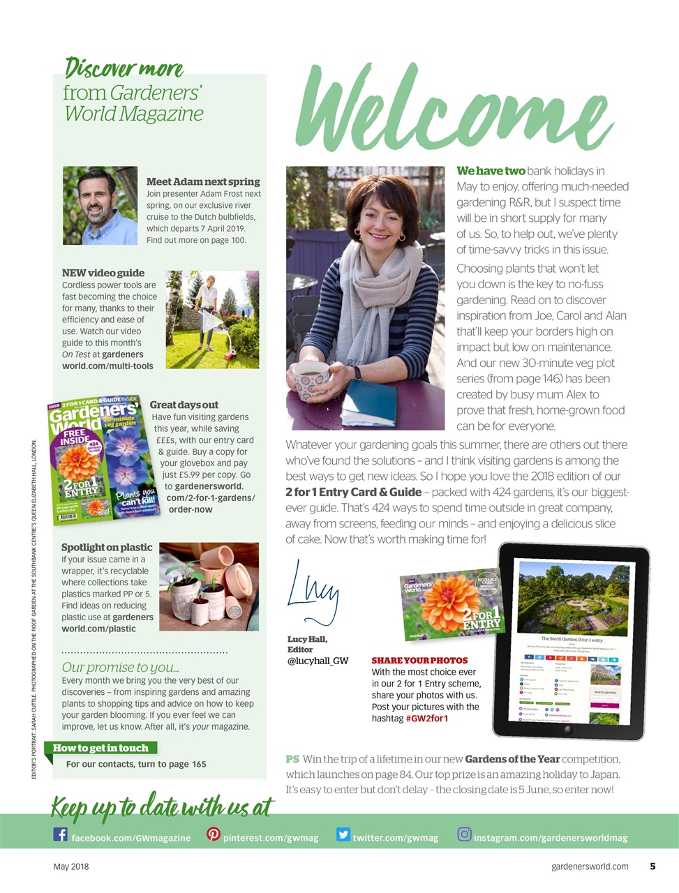 BBC Gardeners’ World Magazine Preview Pages