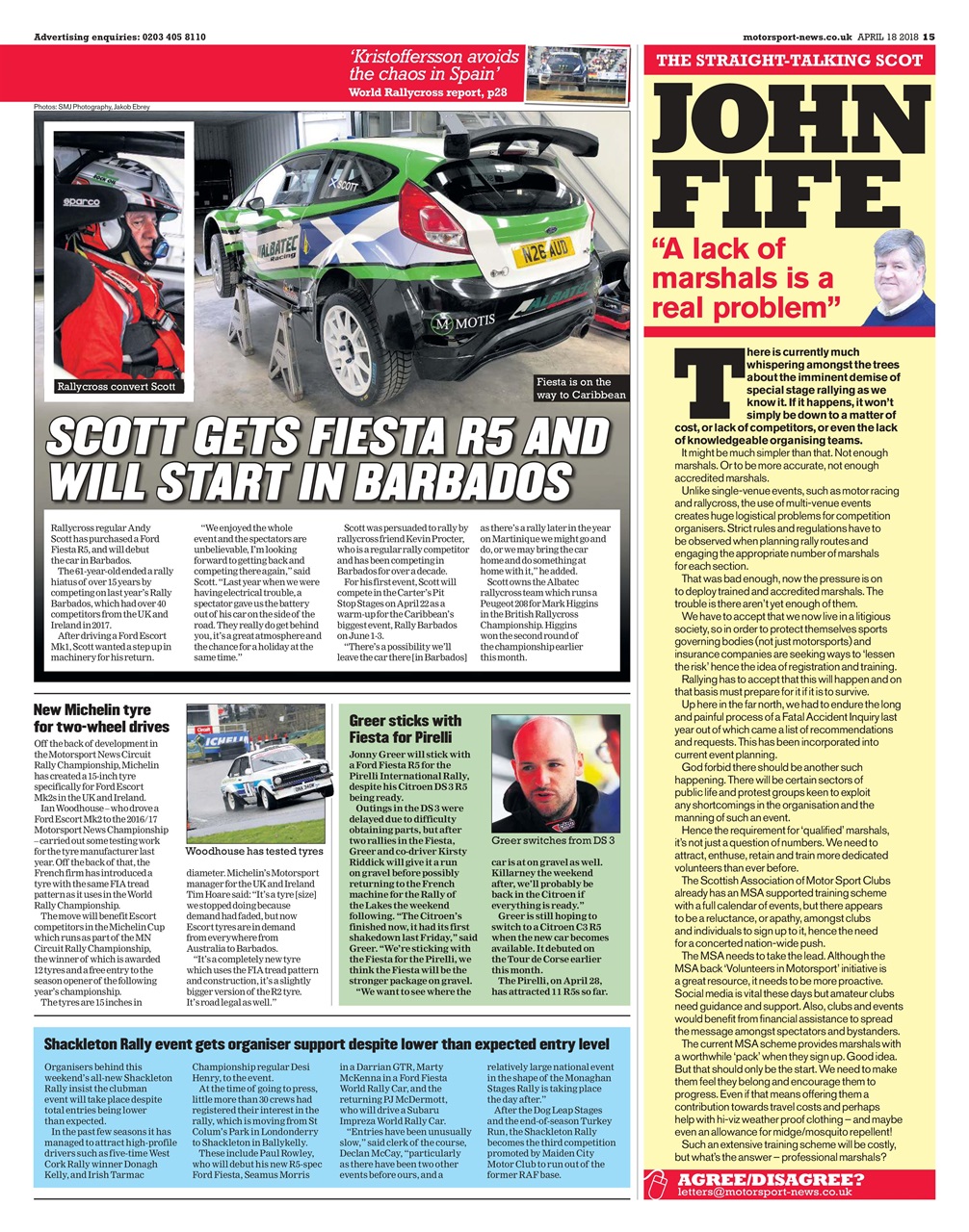 Motorsport News Preview Pages