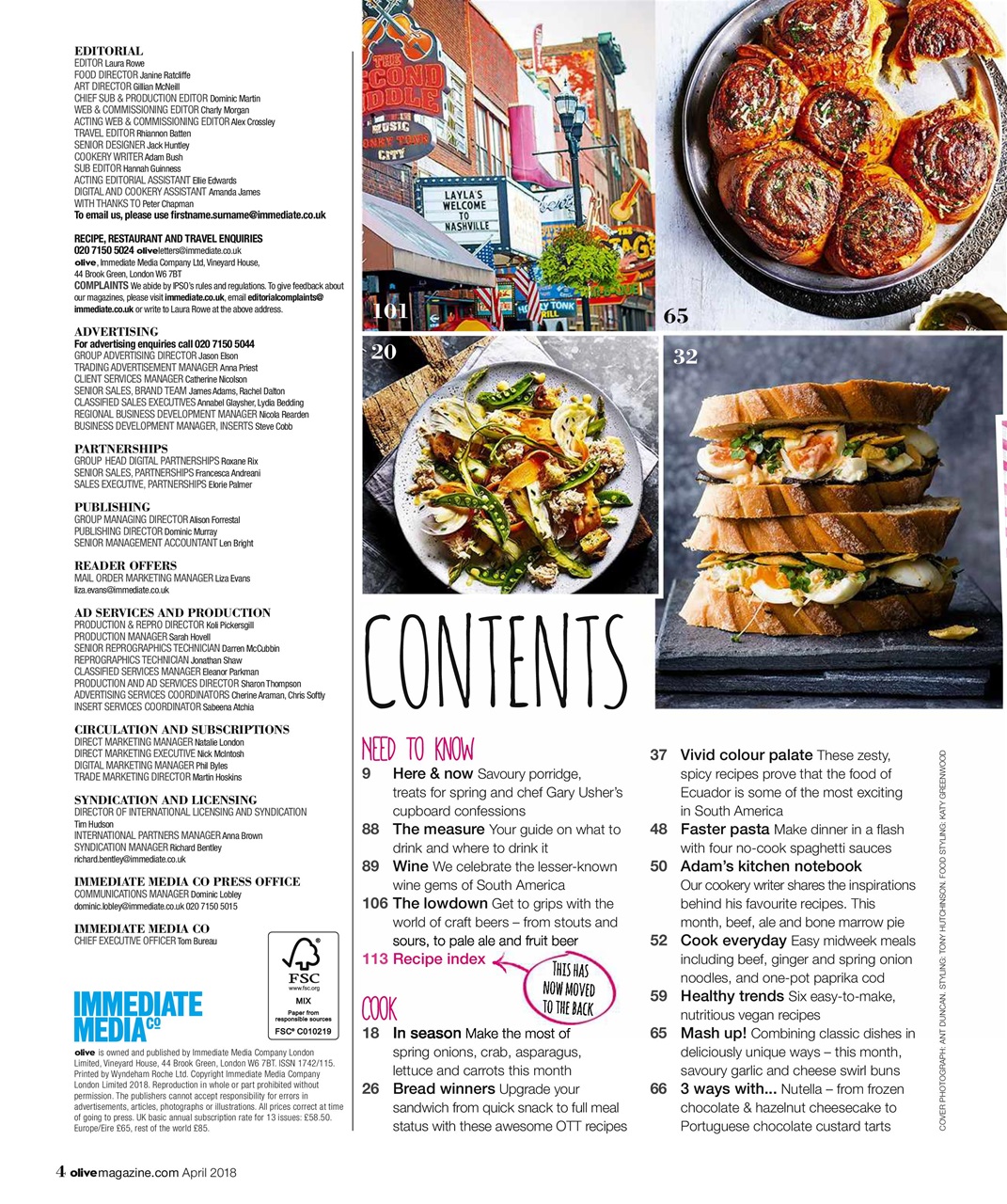 Olive Magazine Preview Pages