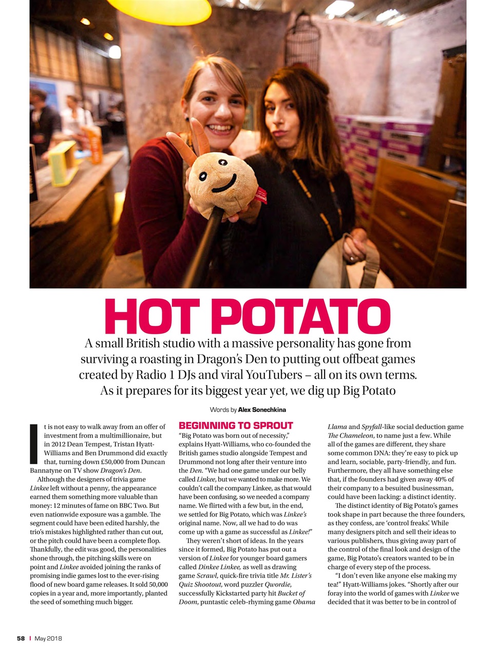 Tabletop Gaming Preview Pages