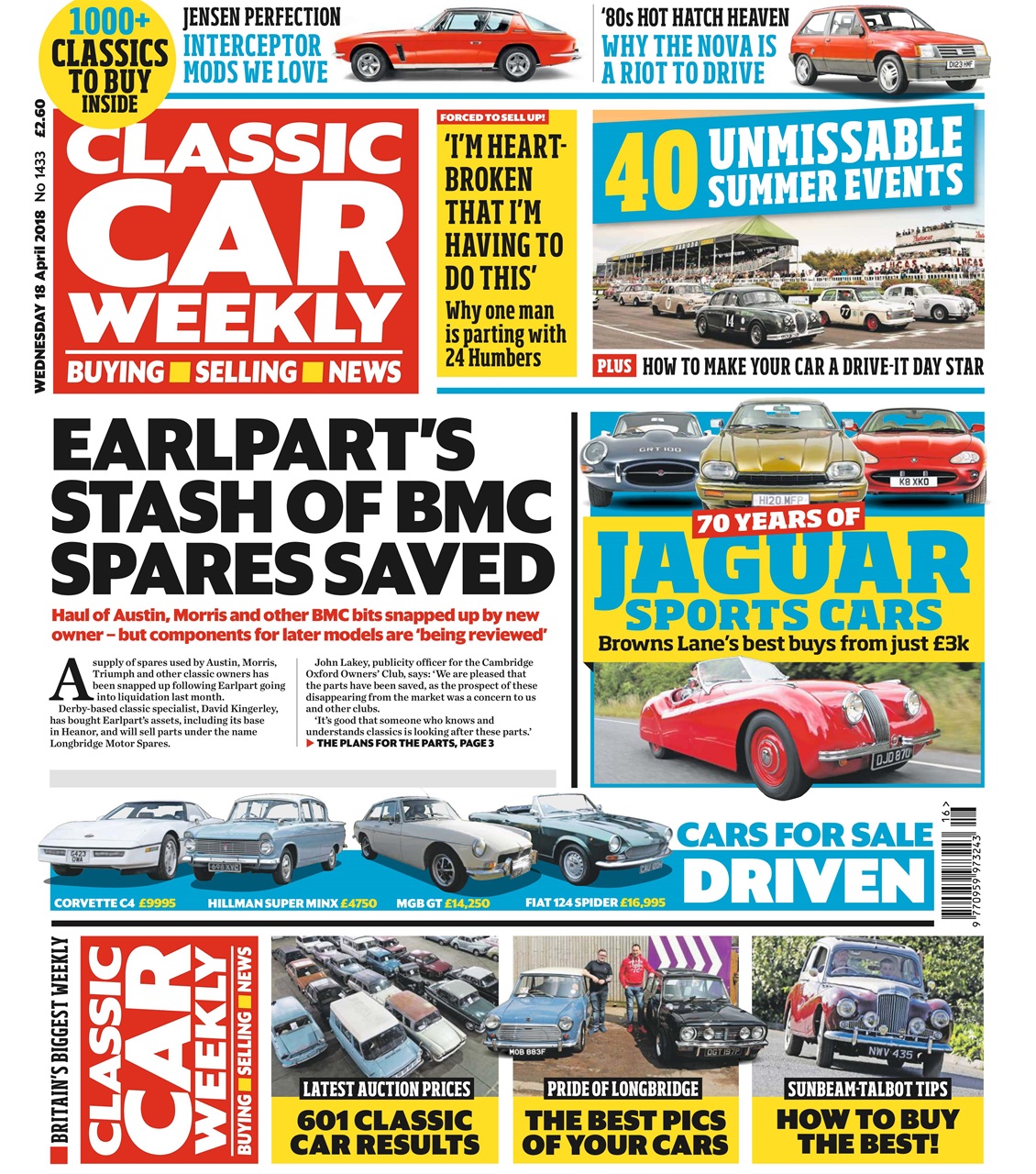 Classic Car Weekly Preview Pages