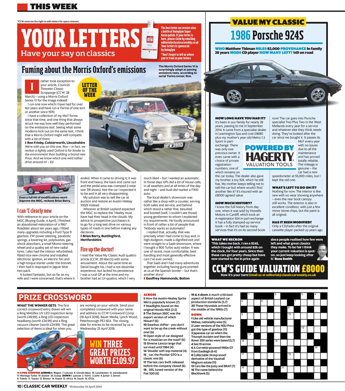 Classic Car Weekly Preview Pages