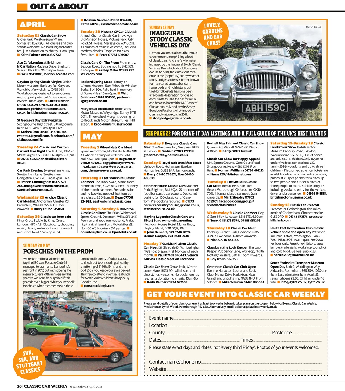 Classic Car Weekly Preview Pages
