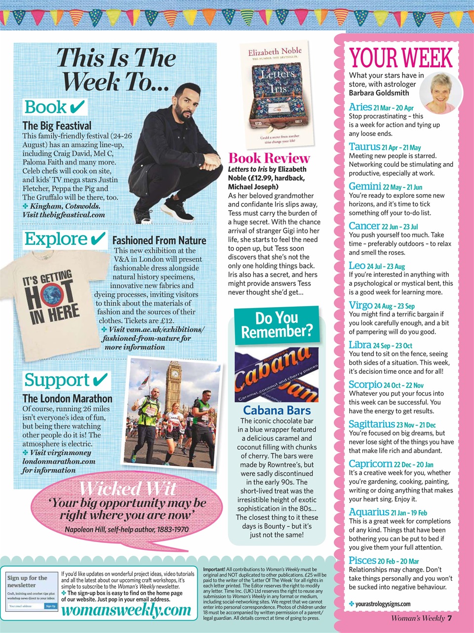 Woman's Weekly Preview Pages