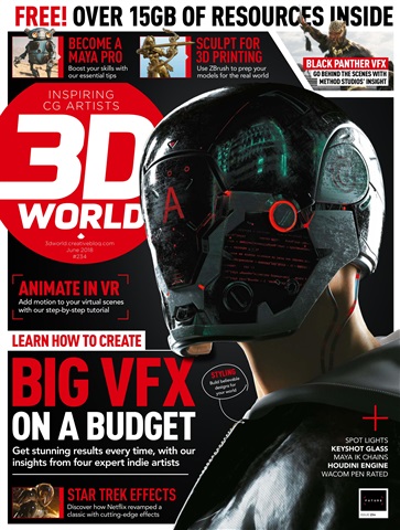 3D World issue June 2018