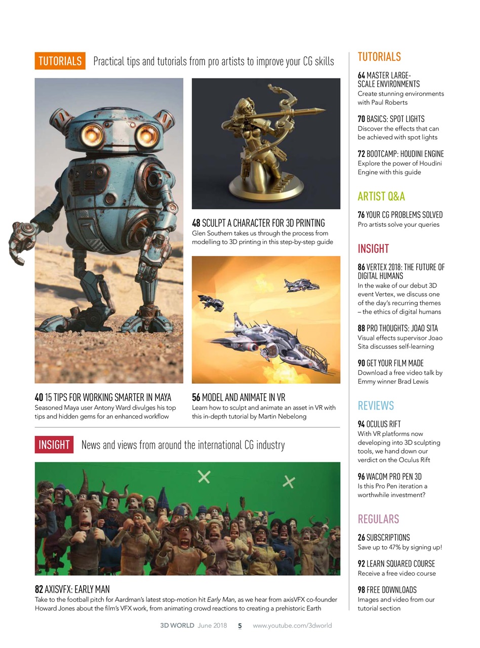 3D World Preview Pages