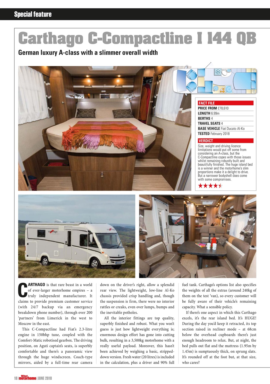 What Motorhome magazine Preview Pages