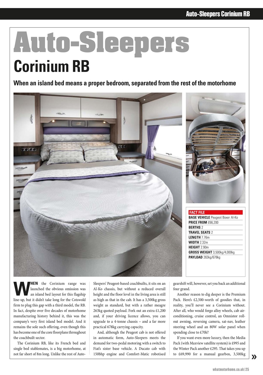 What Motorhome magazine Preview Pages