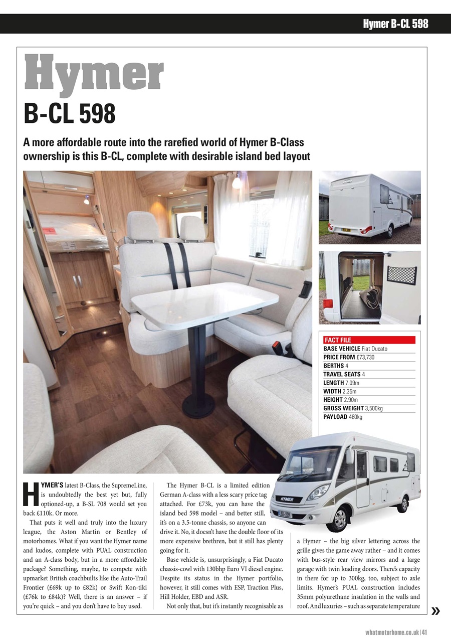 What Motorhome magazine Preview Pages