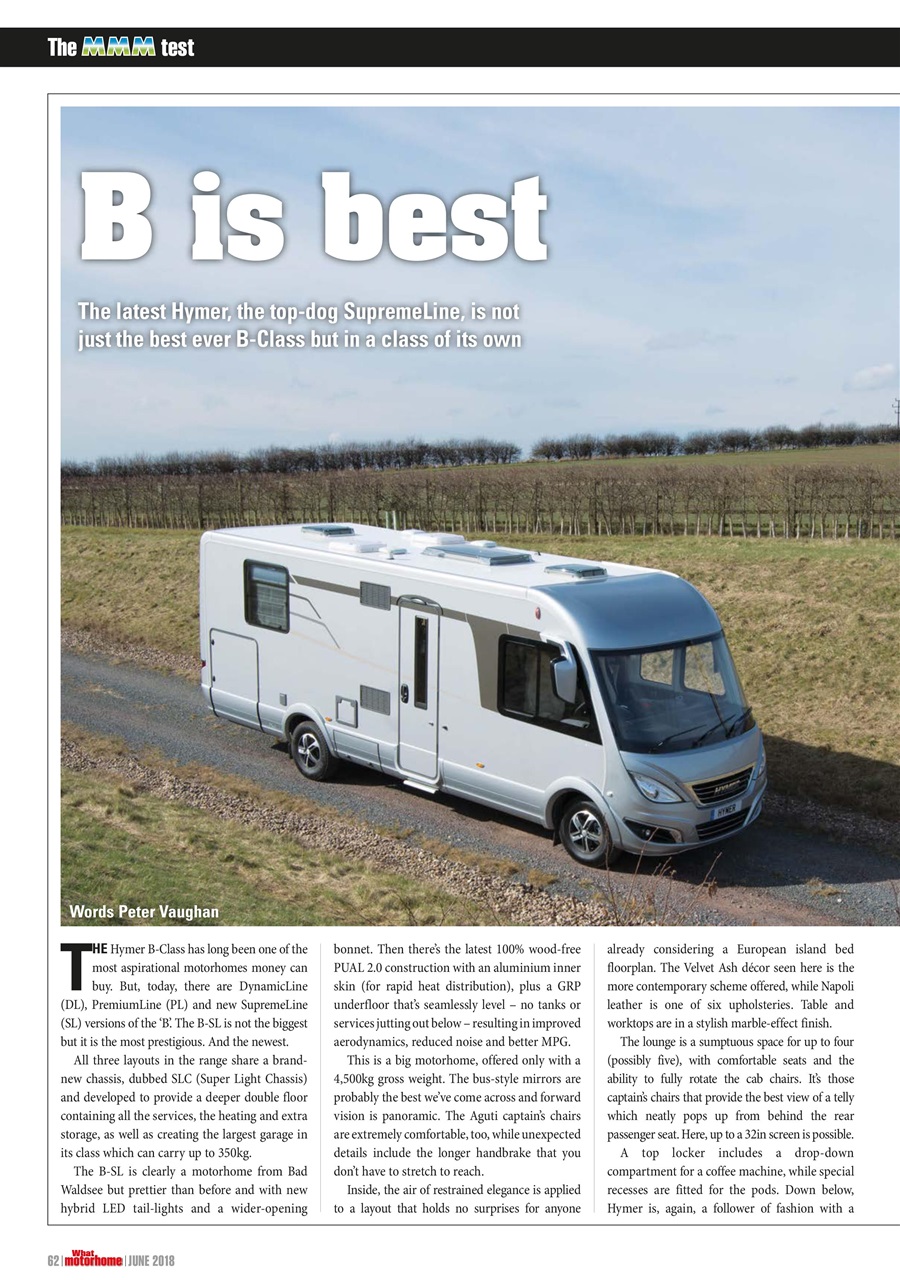 What Motorhome magazine Preview Pages