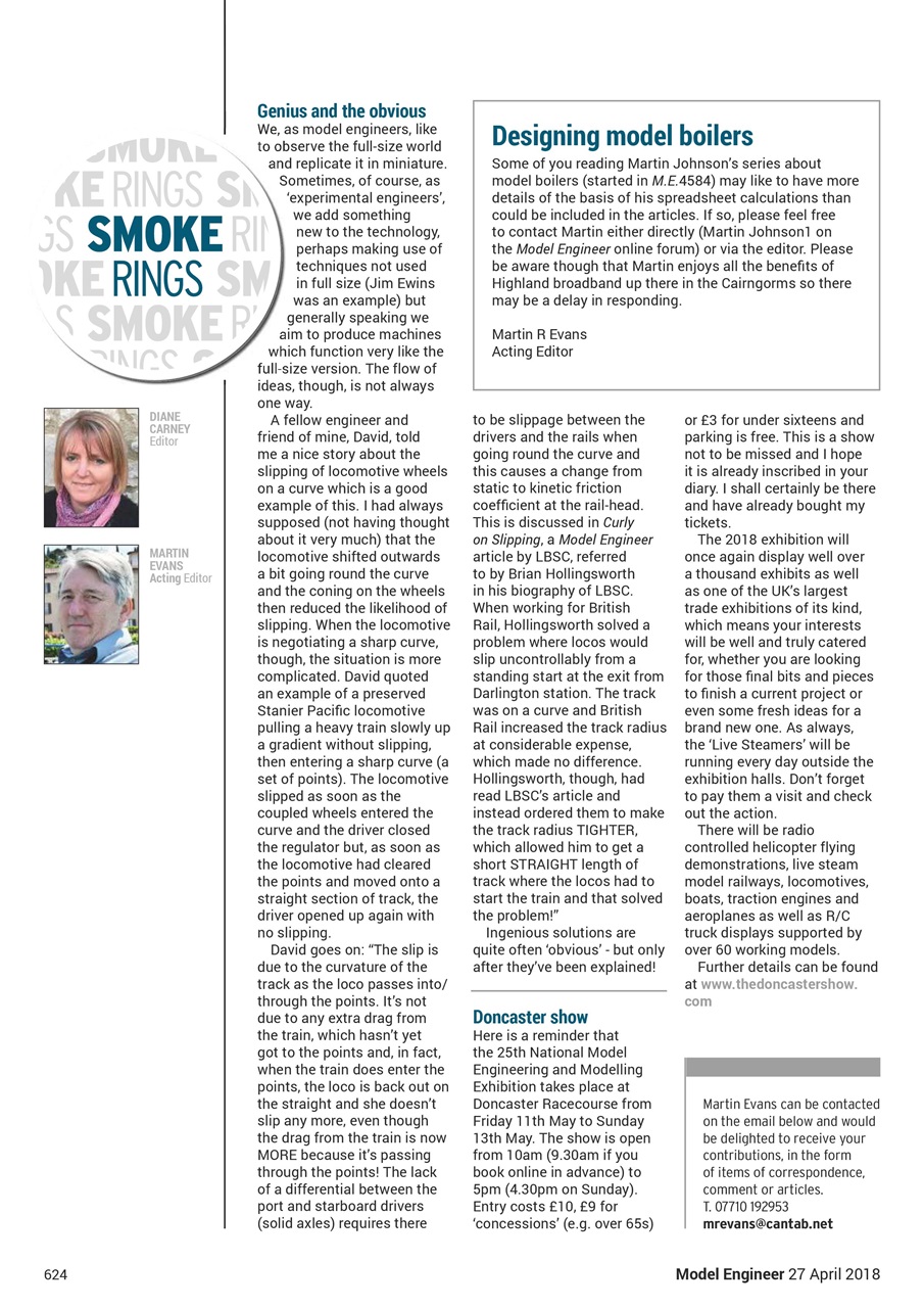 Model Engineer Preview Pages