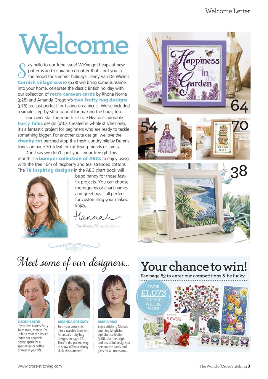 The World of Cross Stitching Preview Pages