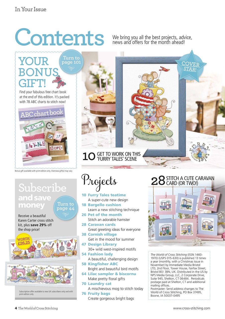 The World of Cross Stitching Preview Pages