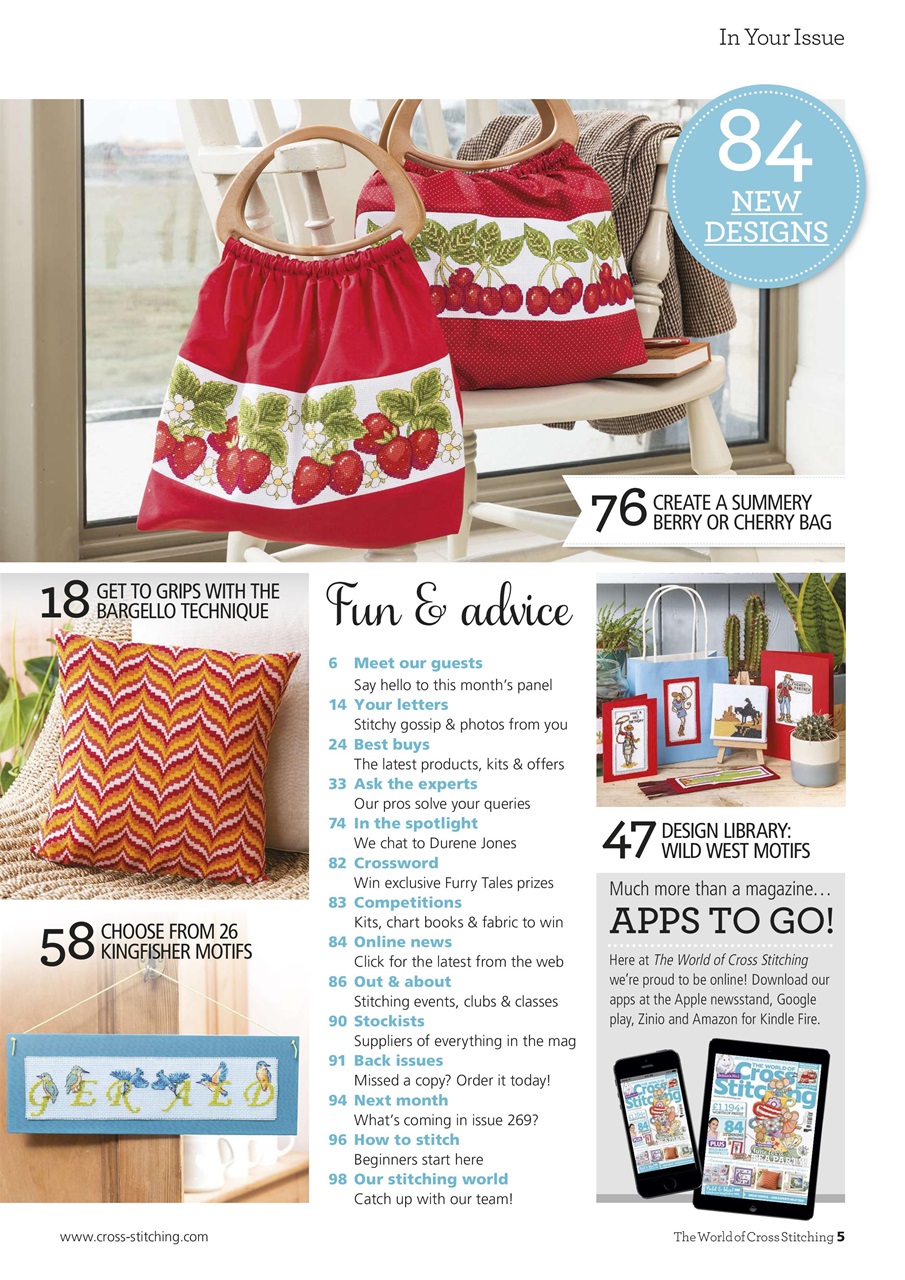 The World of Cross Stitching Preview Pages