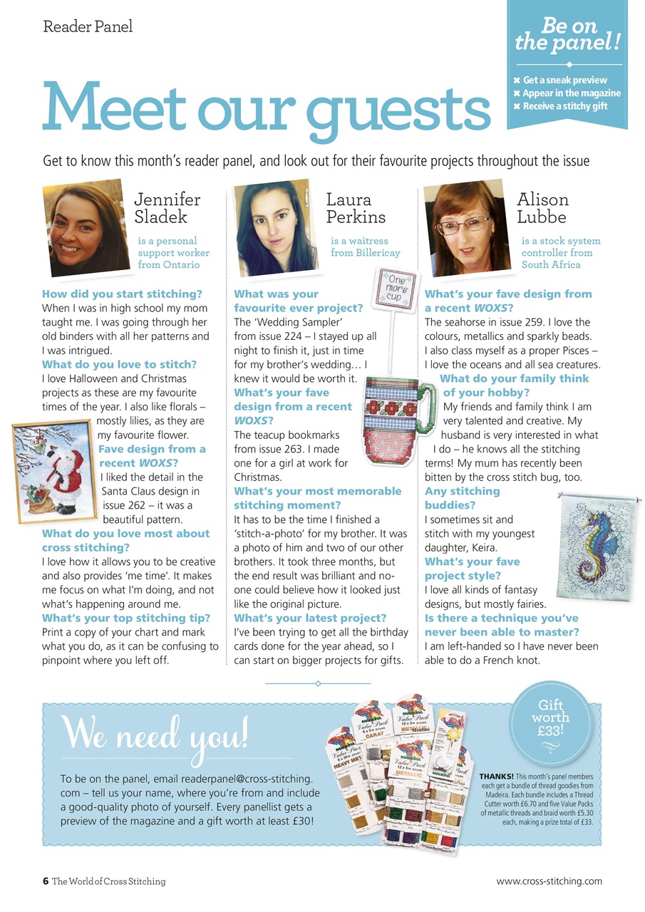 The World of Cross Stitching Preview Pages