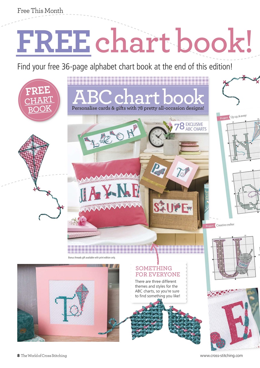 The World of Cross Stitching Preview Pages