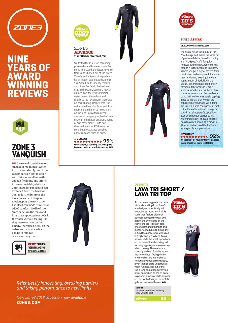 220 Triathlon Magazine Preview Pages