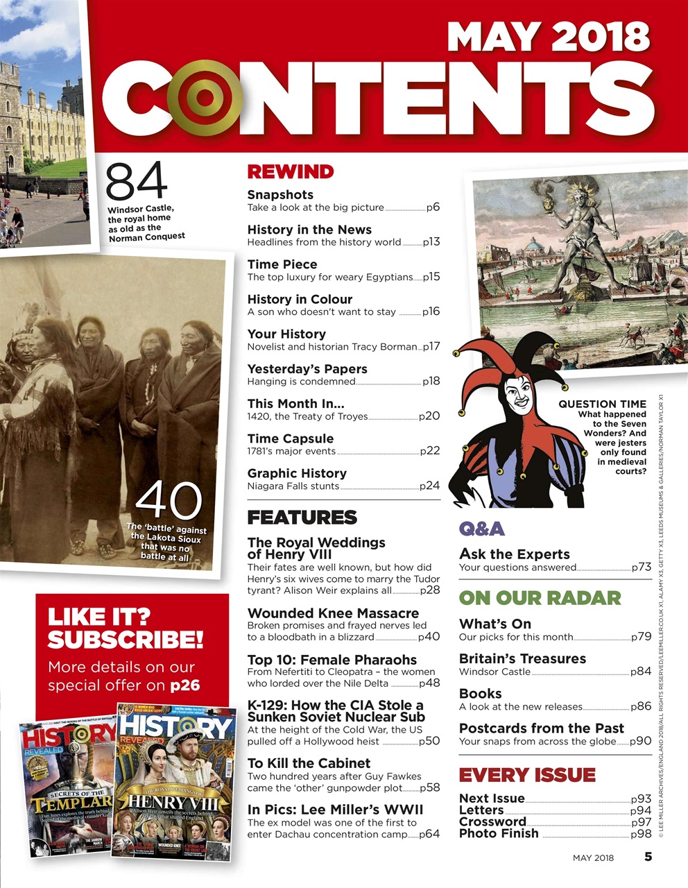 BBC History Revealed Magazine Preview Pages