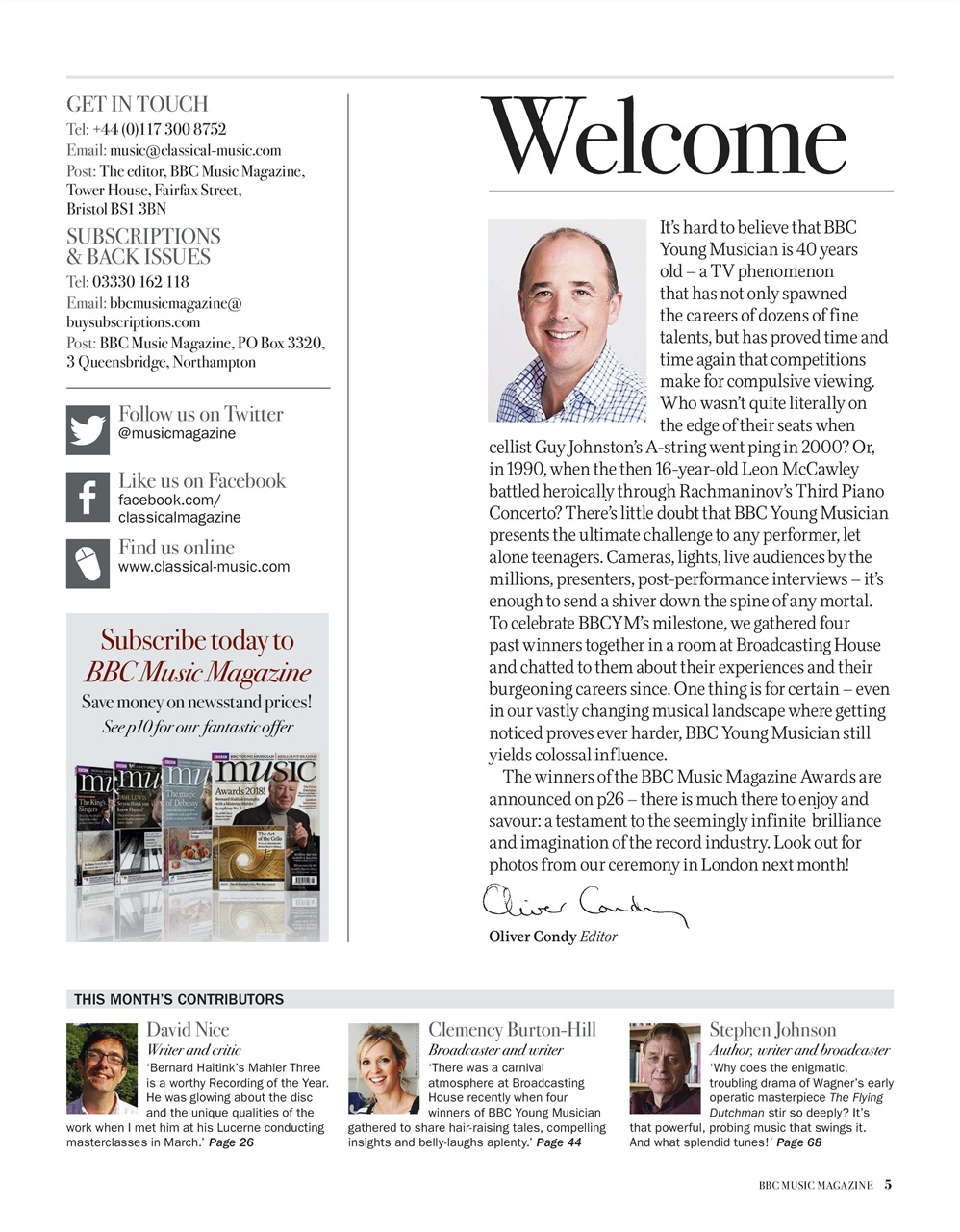BBC Music Magazine Preview Pages