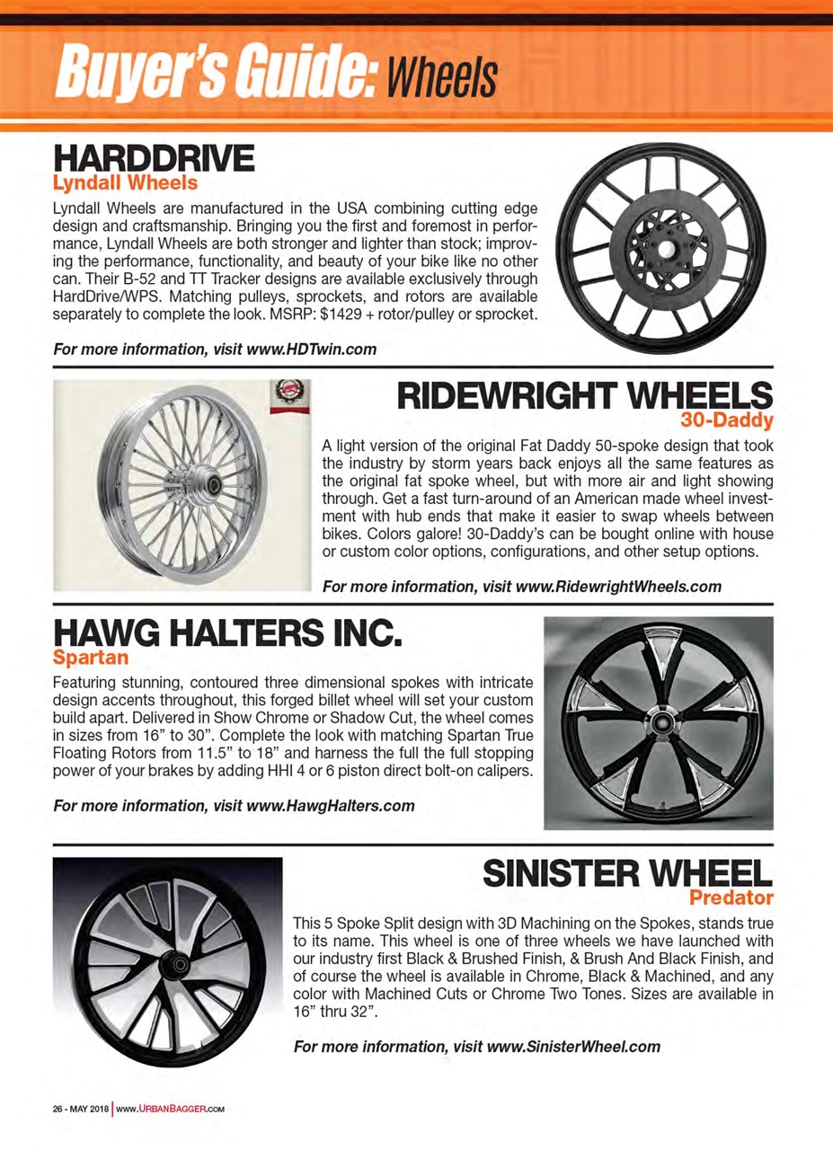 Urban Bagger Preview Pages