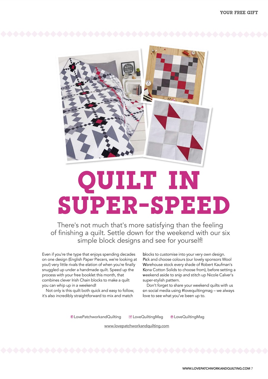 Love Patchwork & Quilting Preview Pages