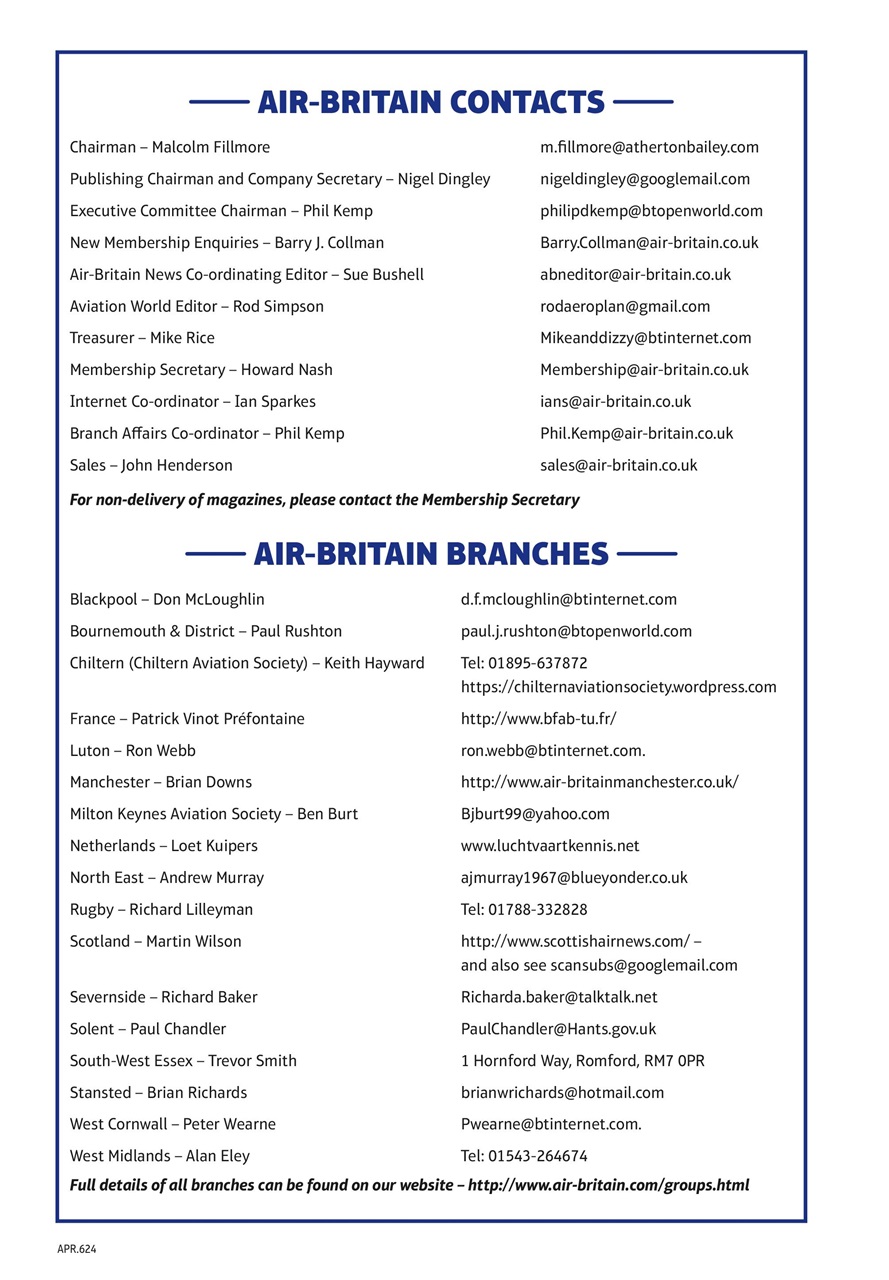 Air Britain News Preview Pages