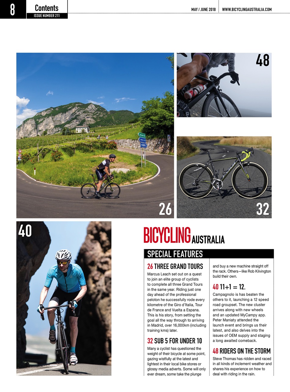 Bicycling Australia Preview Pages