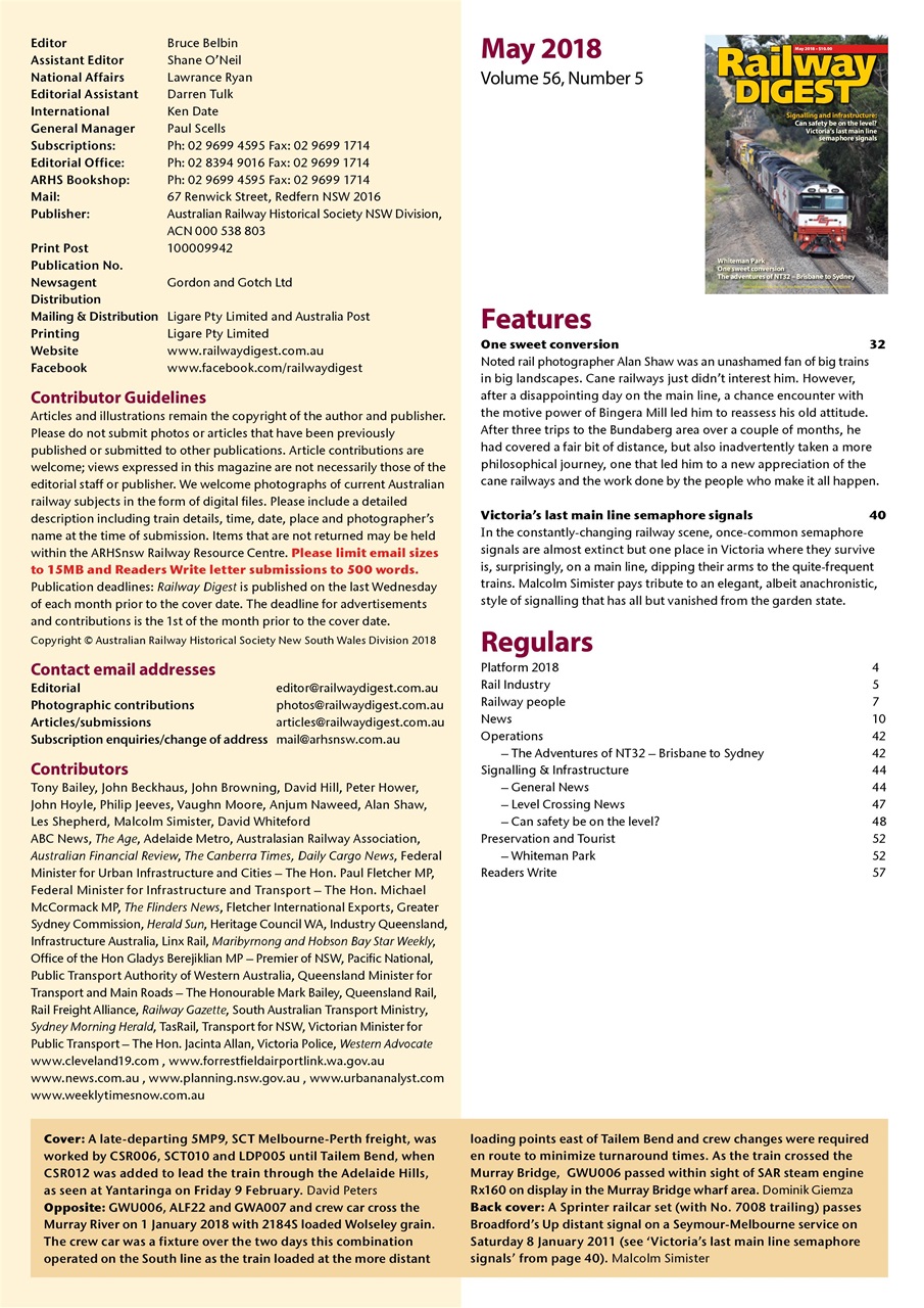 Railway Digest Preview Pages