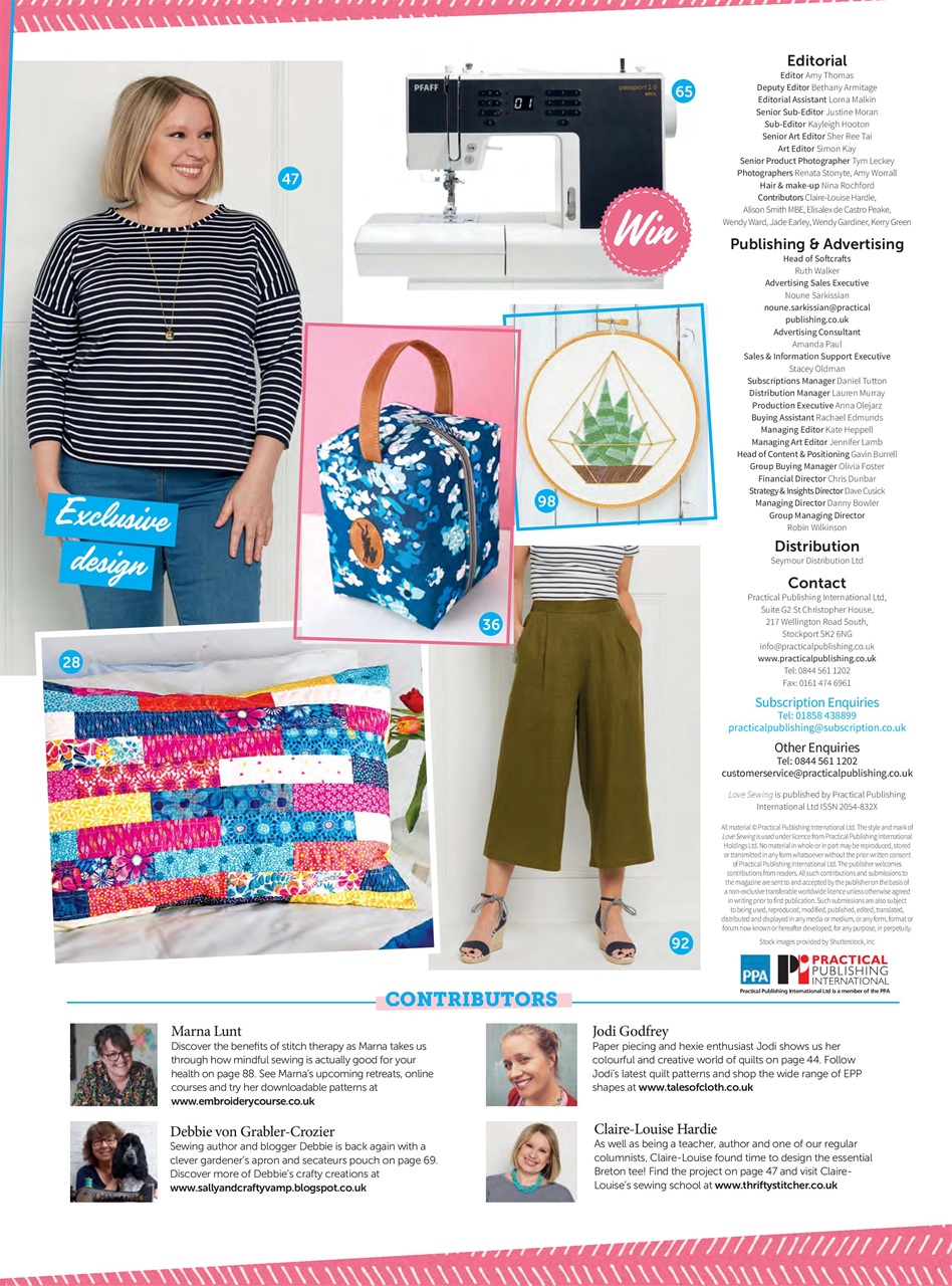 Love Sewing Preview Pages