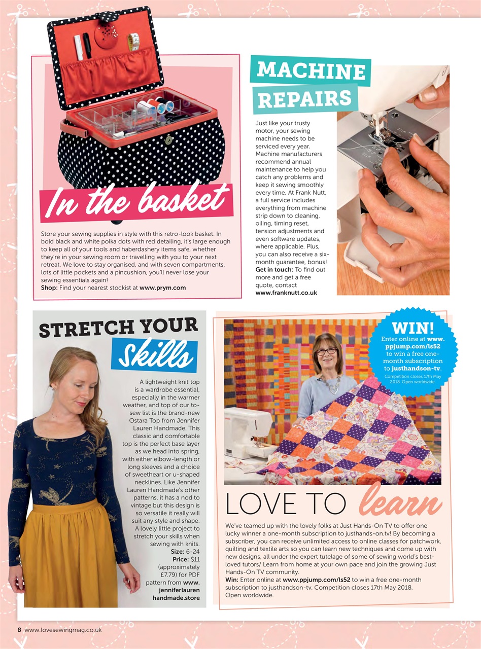 Love Sewing Preview Pages