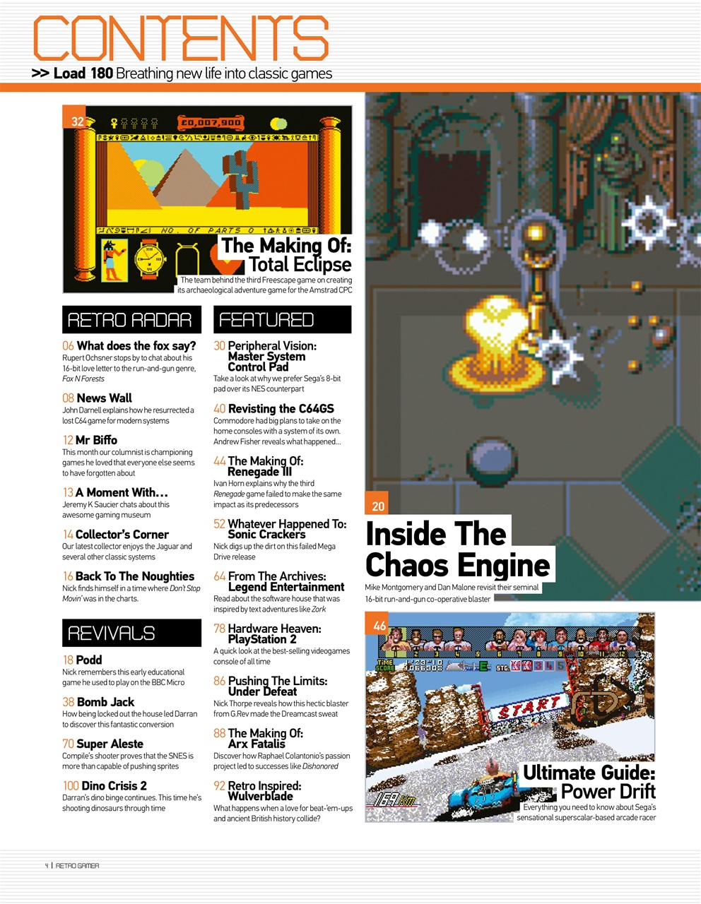 Retro Gamer Preview Pages